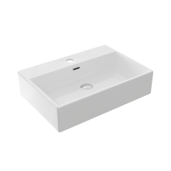 DeerValley Console Washbasin – Double ceramic washbasin with stainless steel frame and towel rails, ideal for family bathrooms, DE