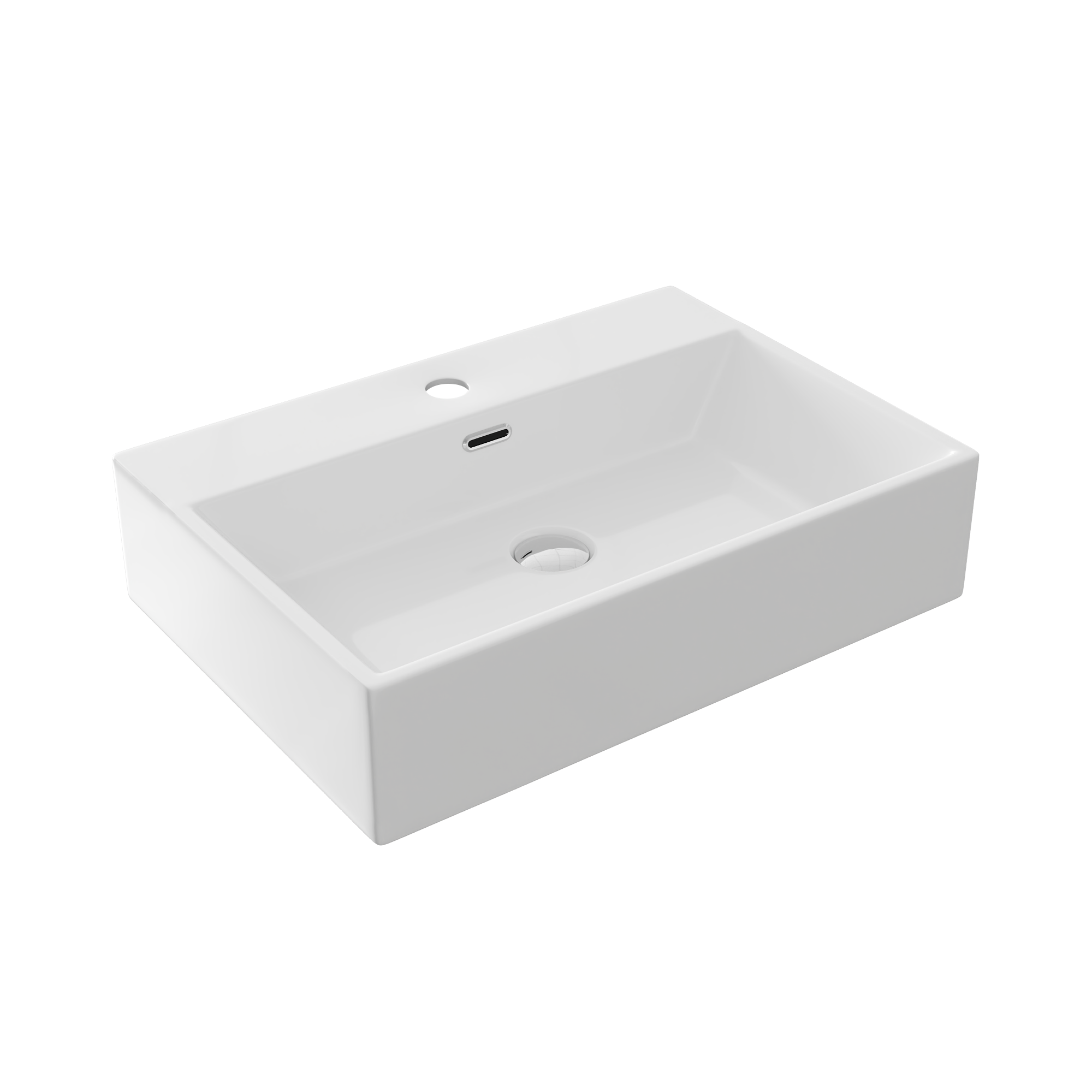 DeerValley Console Washbasin – Double ceramic washbasin with stainless steel frame and towel rails, ideal for family bathrooms, DE 