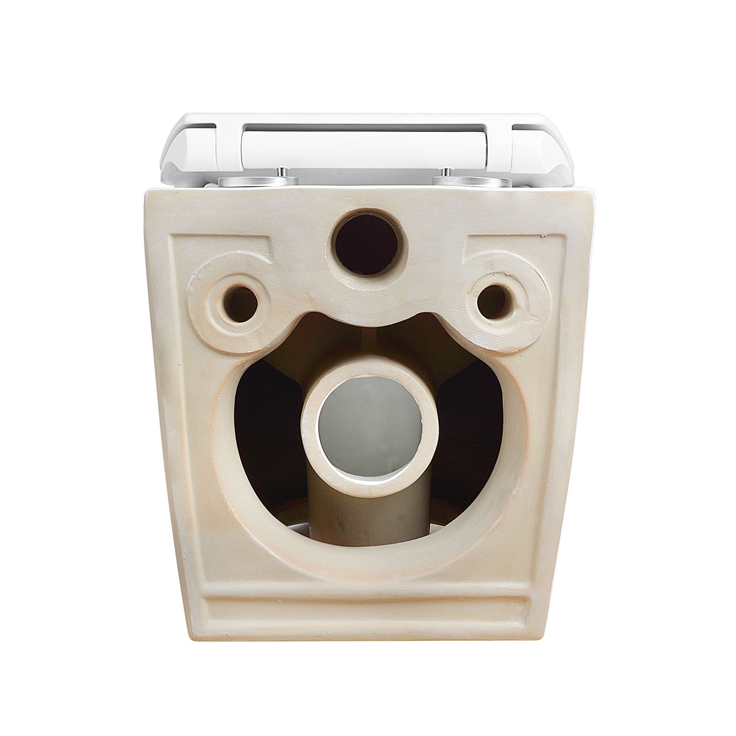 DeerValley Wandhängendes WC mit 360° Superspin-Spülung, Softclose-Sitz & spülrandlosem Design,DE