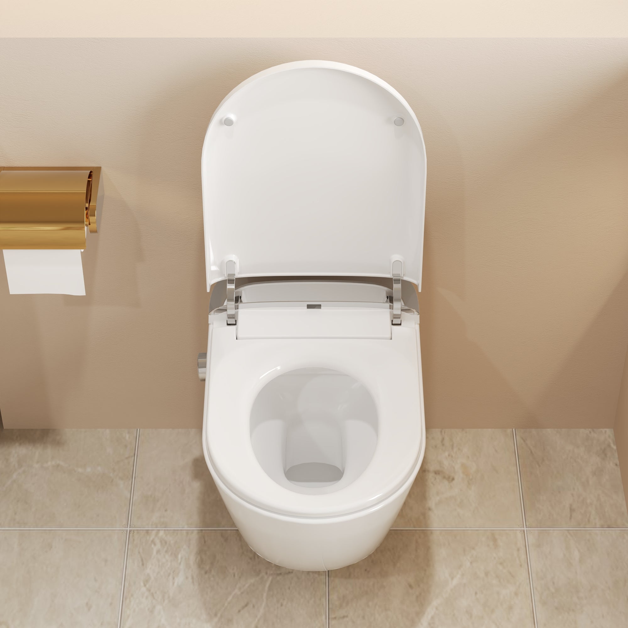 DeerValley WC mural intelligent avec siège chauffant, sèche-air chaud et chasse automatique,FR