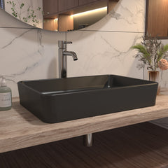 Lavabo rectangulaire DeerValley en céramique – Résistant aux rayures et facile à entretenir,FR